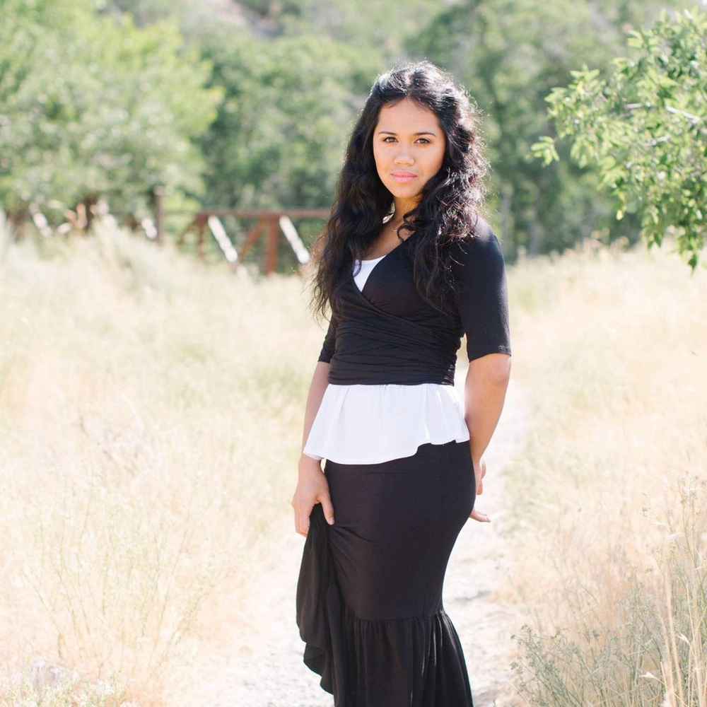 Wrap Top Black